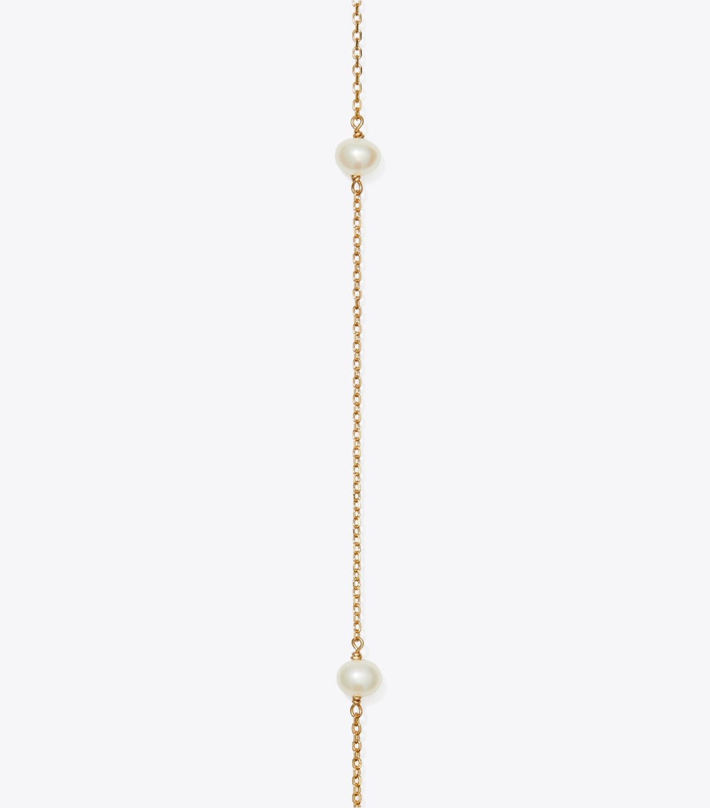 Long Kira Pearl Necklace