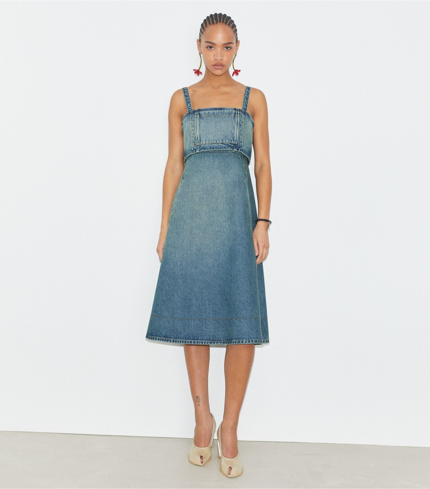 Cotton Denim Dress