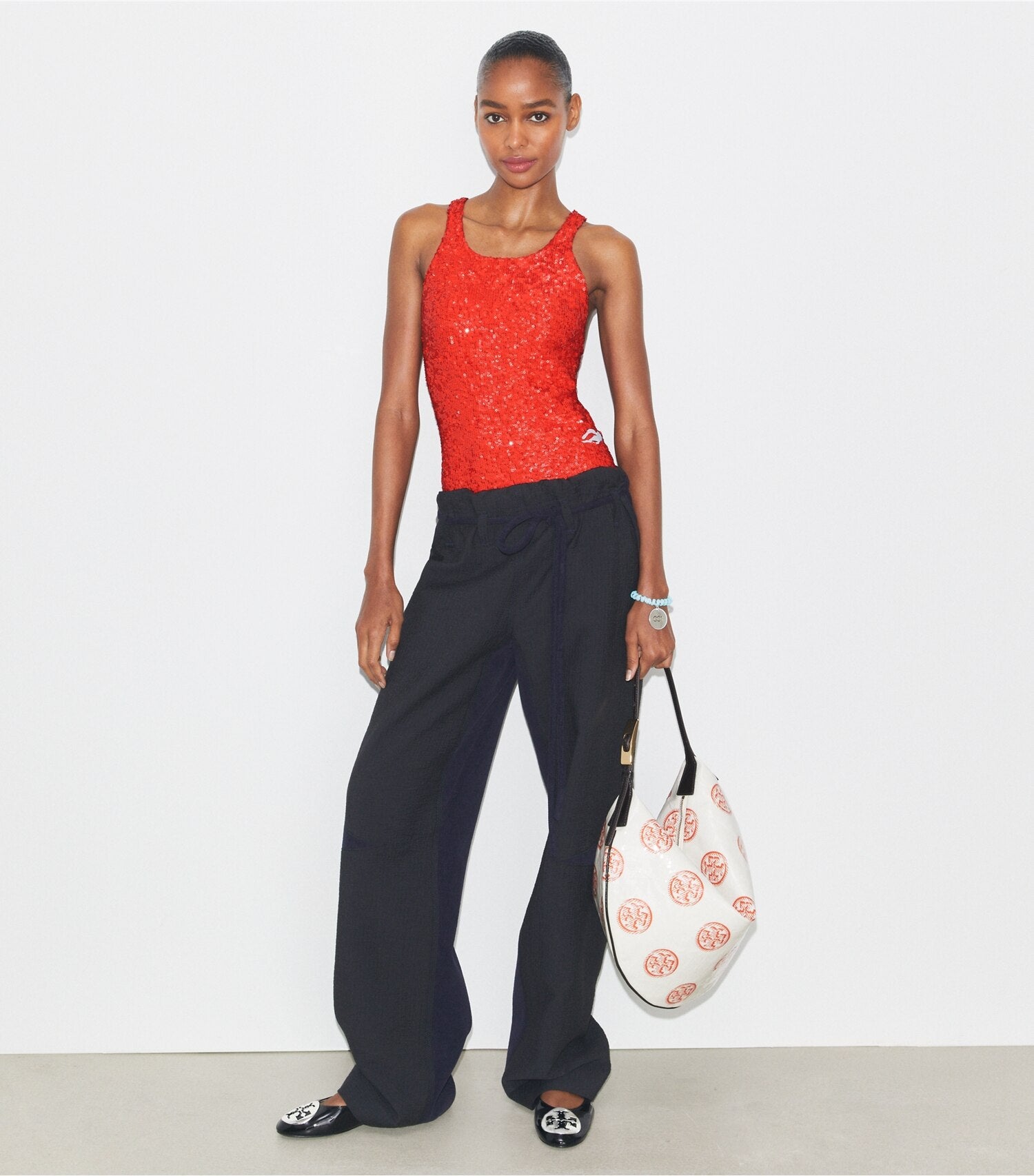 Open-Back Jersey Bodysuit