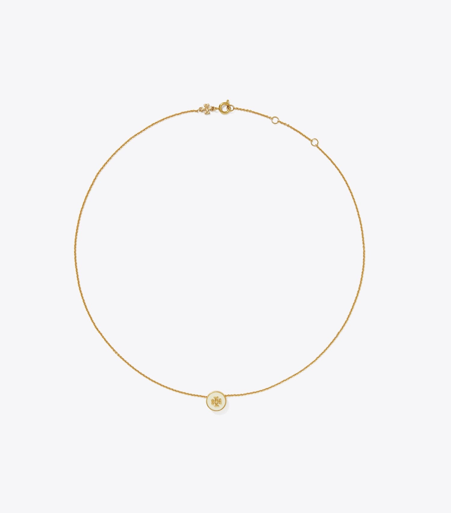 Kira Enamel Pendant Necklace
