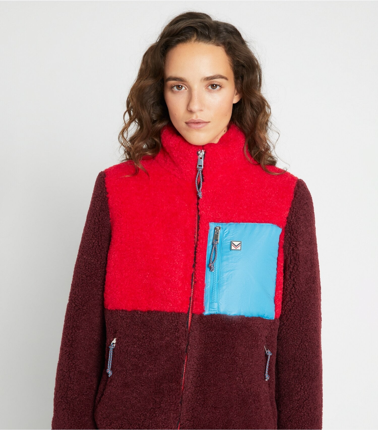 Colorblock Fleece Jacket
