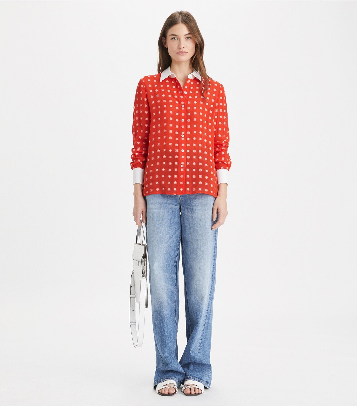 Colorblock Jacquard Shirt