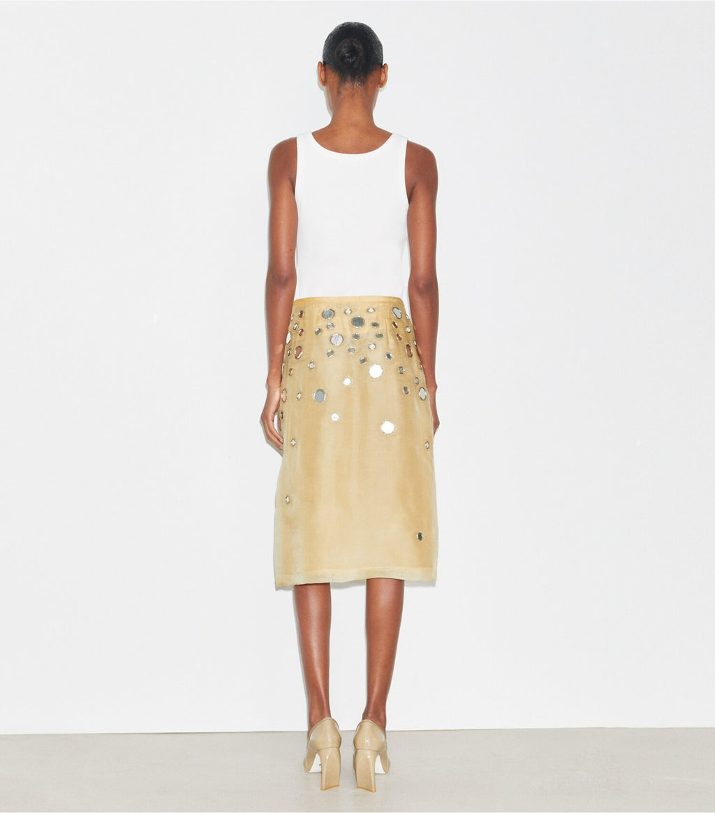 Embellished Mirror Skirt