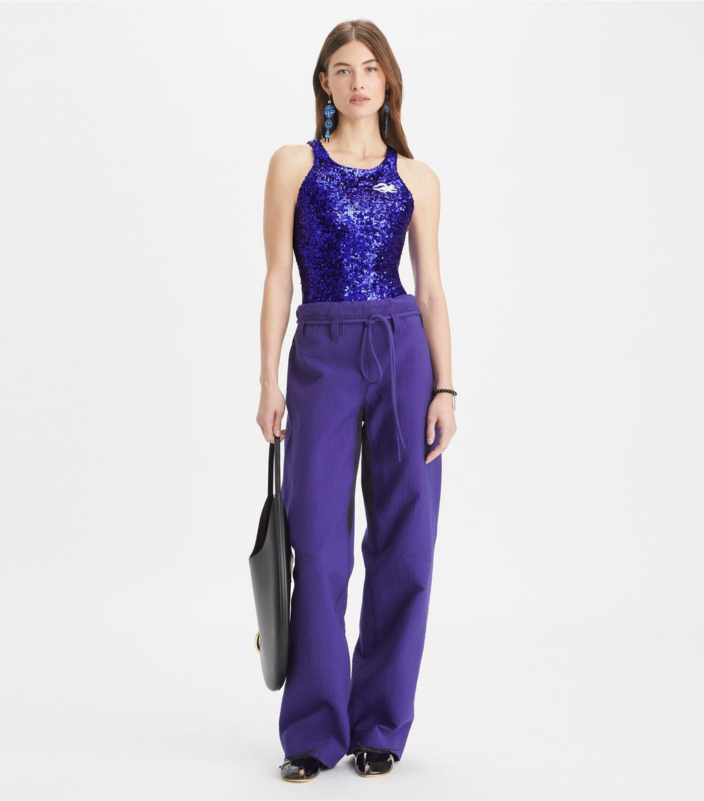 Cotton Wide Leg Pants