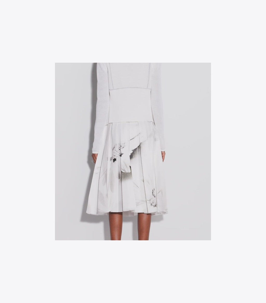 Printed Twill Skirt