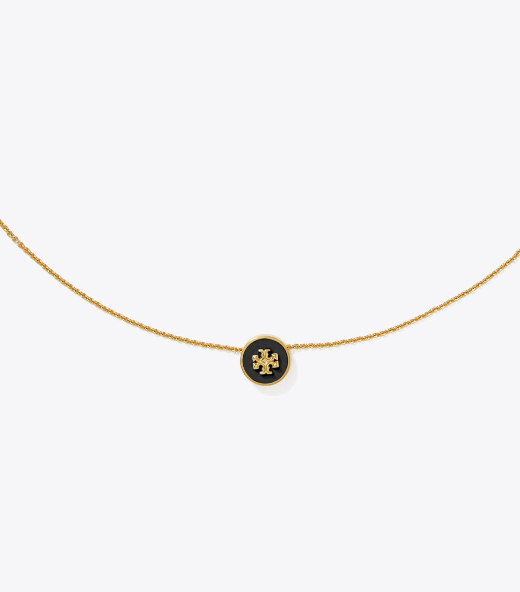Kira Enamel Pendant Necklace