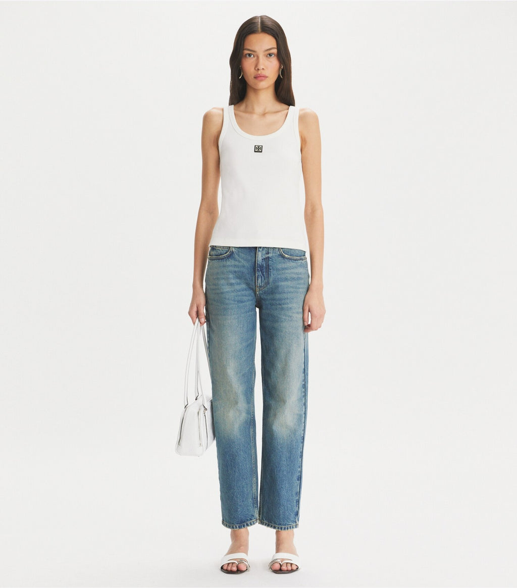 Straight Wide-Leg Jean